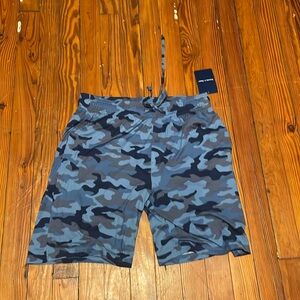 Blue Camo Shorts